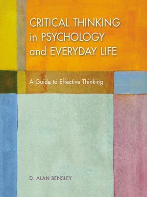 cover image of Critical Thinking in Psychology and Everyday Life